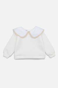 Світшот для дівчинки 68 молочний Divonette ЦП-00234646