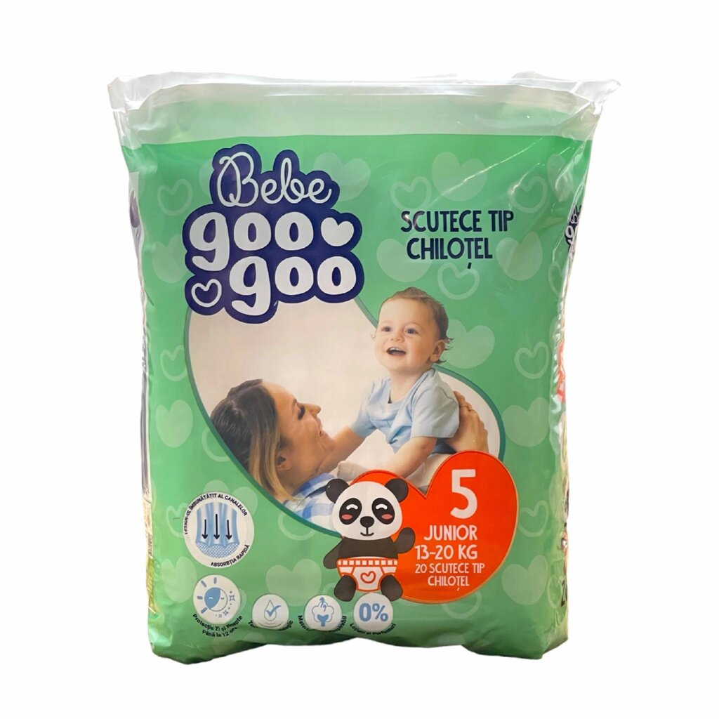 Підгузки-трусики Bebe Goo Goo 5 (13-20 кг) 20 шт від компанії Лізок - фото 1