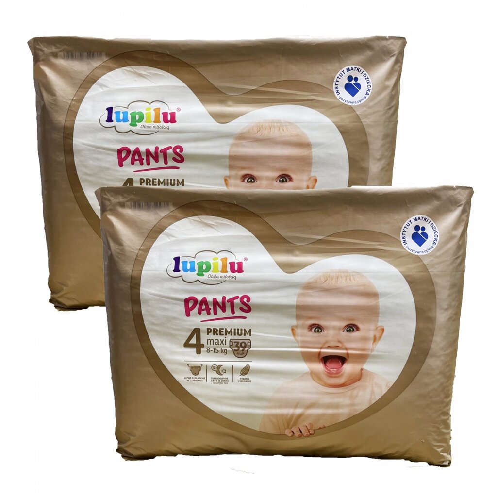 Підгузки - трусики Lupilu Pantsy Premium Jumbo Bag 4 Maxi 8-15 кг 78 шт від компанії Лізок - фото 1