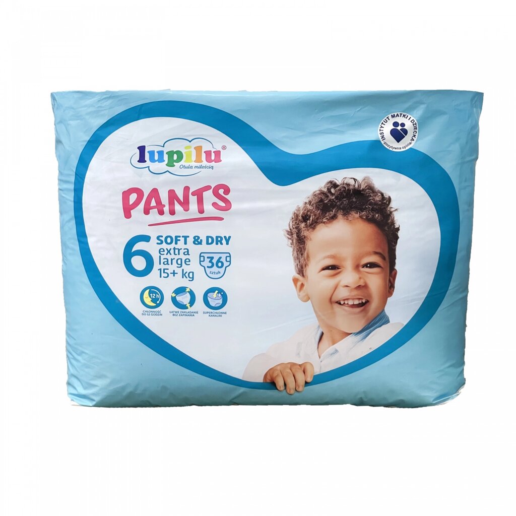 Підгузки трусики Lupilu soft&dry 6 extra large 15+ кг 36 шт від компанії Лізок - фото 1