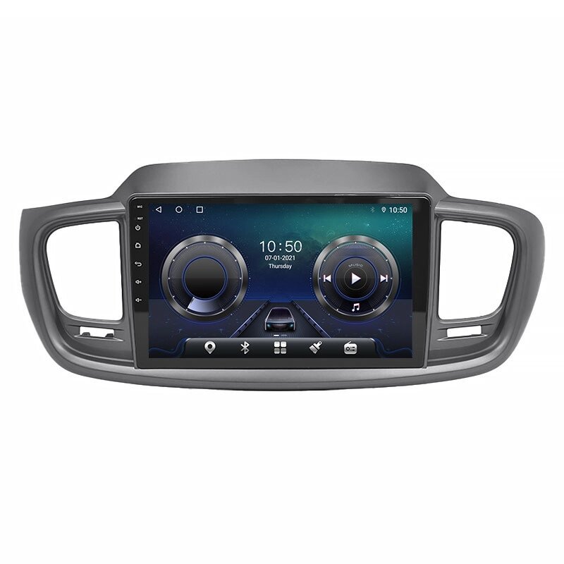 Штатна автомагнітола Lesko для Kia Sorento (2014-2019 рр. ) 10" 4+64 Gb 4G+CarPlay GPS Android від компанії Лізок - фото 1