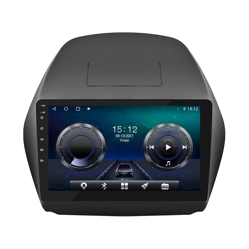 Штатна автомобільна магнітола Lesko Hyundai Tucson (2009-2013 рр ) 10" 4+32GB 4G+CarPlay Premium Android від компанії Лізок - фото 1