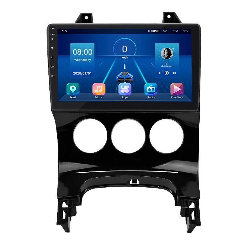 Штатна магнітола Lesko для Peugeot 5008 I 2009-2013 9" 2/32Gb 4G Wi-Fi GPS Top (12147-68757) від компанії Лізок - фото 1