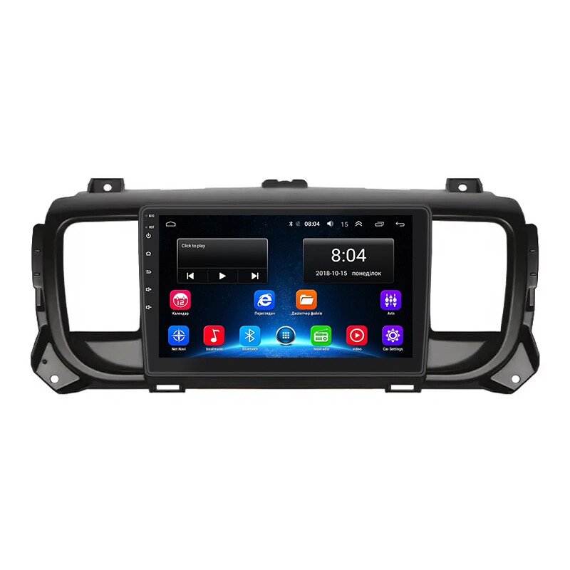 Штатна магнітола Lesko для Peugeot Expert III 2016-н. в. 9" 2/32Gb Wi-Fi GPS Base (11181-68788) від компанії Лізок - фото 1