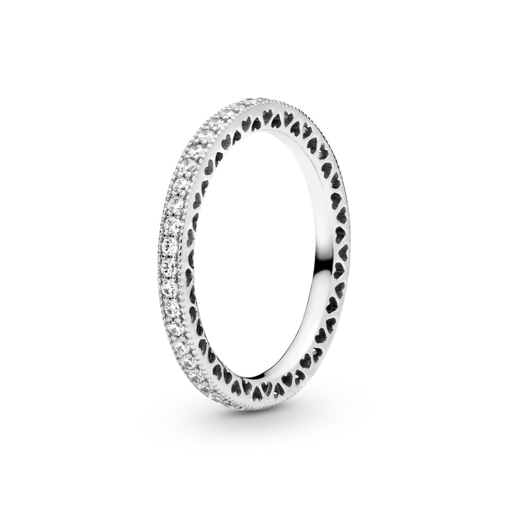 Срібне кільце Pandora 190963CZ 54 від компанії Лізок - фото 1