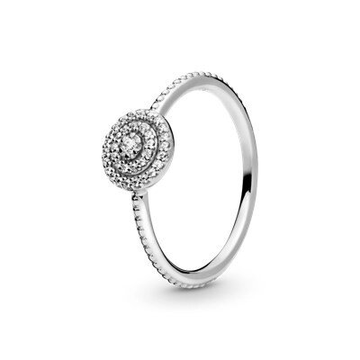 Срібне кільце Pandora 190986CZ 56 від компанії Лізок - фото 1