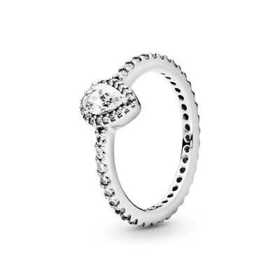 Срібне кільце Pandora 196254CZ 50 від компанії Лізок - фото 1