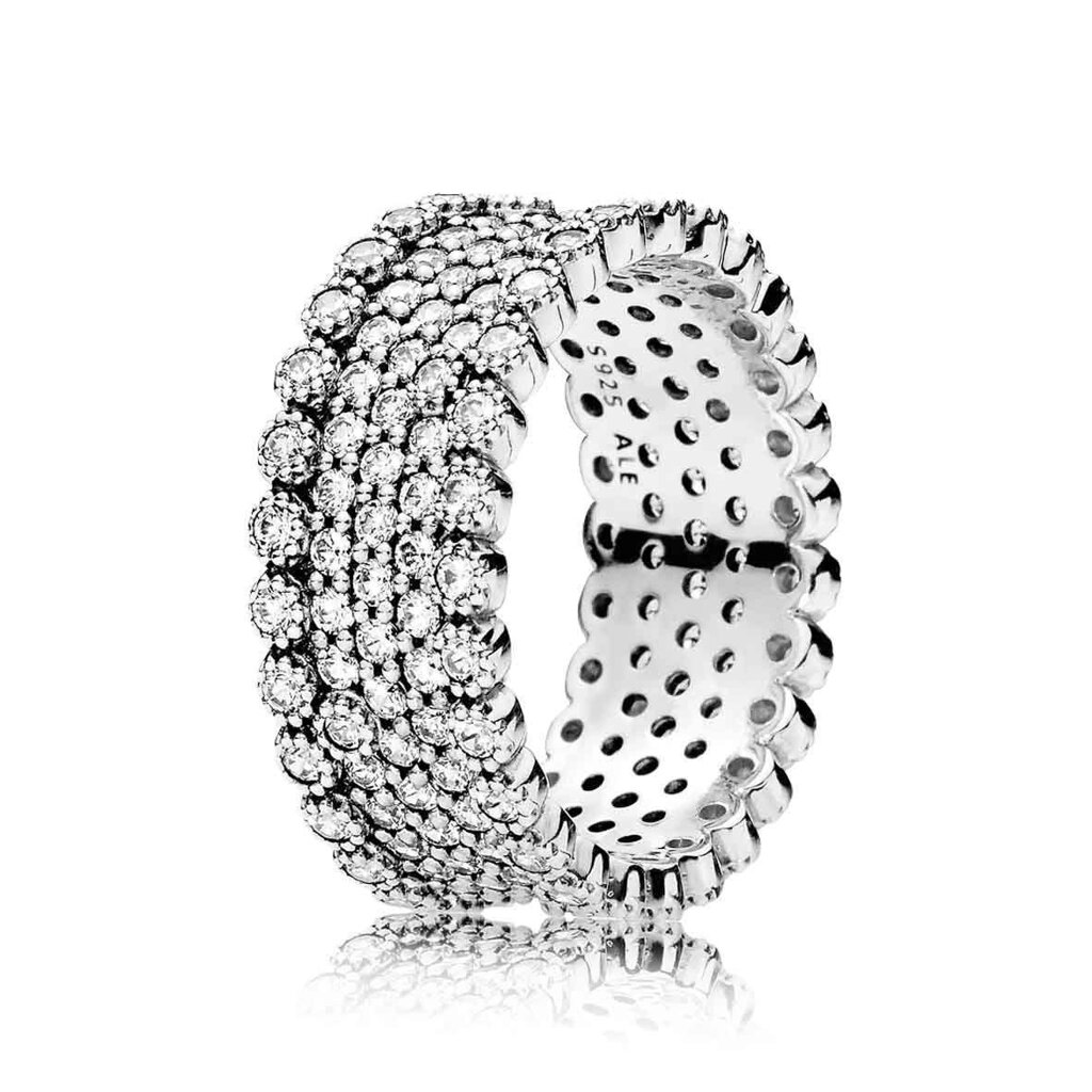 Срібне кільце Pandora 196313CZ 54 від компанії Лізок - фото 1