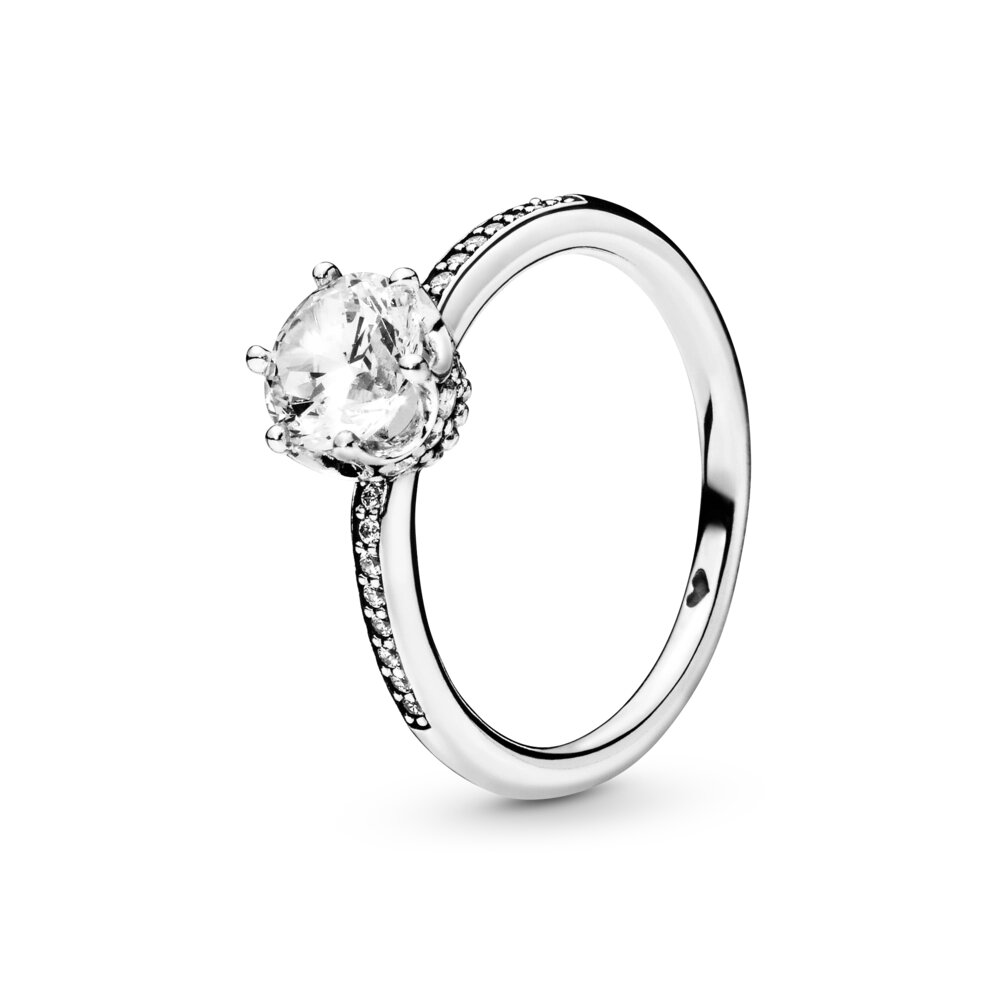 Срібне кільце Pandora 198289CZ 58 від компанії Лізок - фото 1