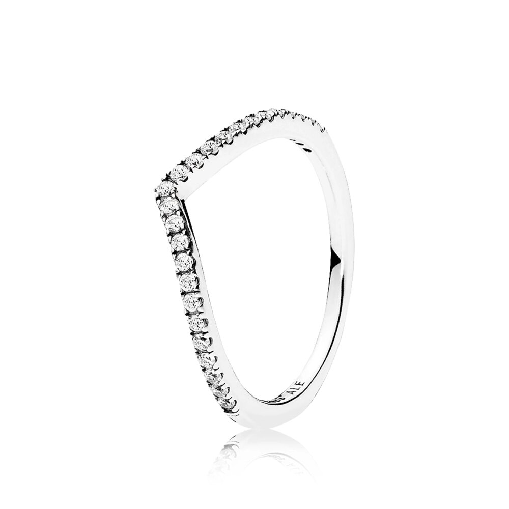 Срібне кільце Pandora Блискуче бажання 196316CZ 50 від компанії Лізок - фото 1