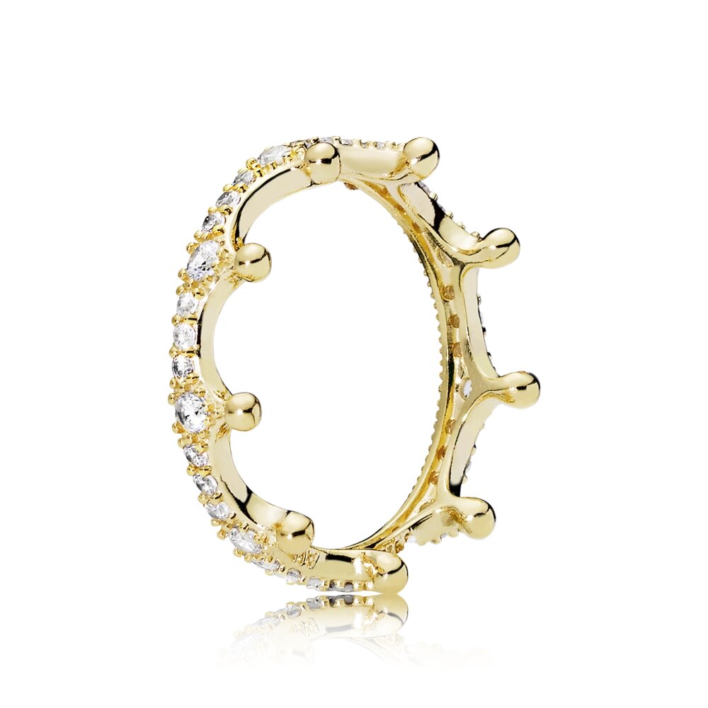 Срібне кільце Pandora Корона 167119CZ 50 від компанії Лізок - фото 1
