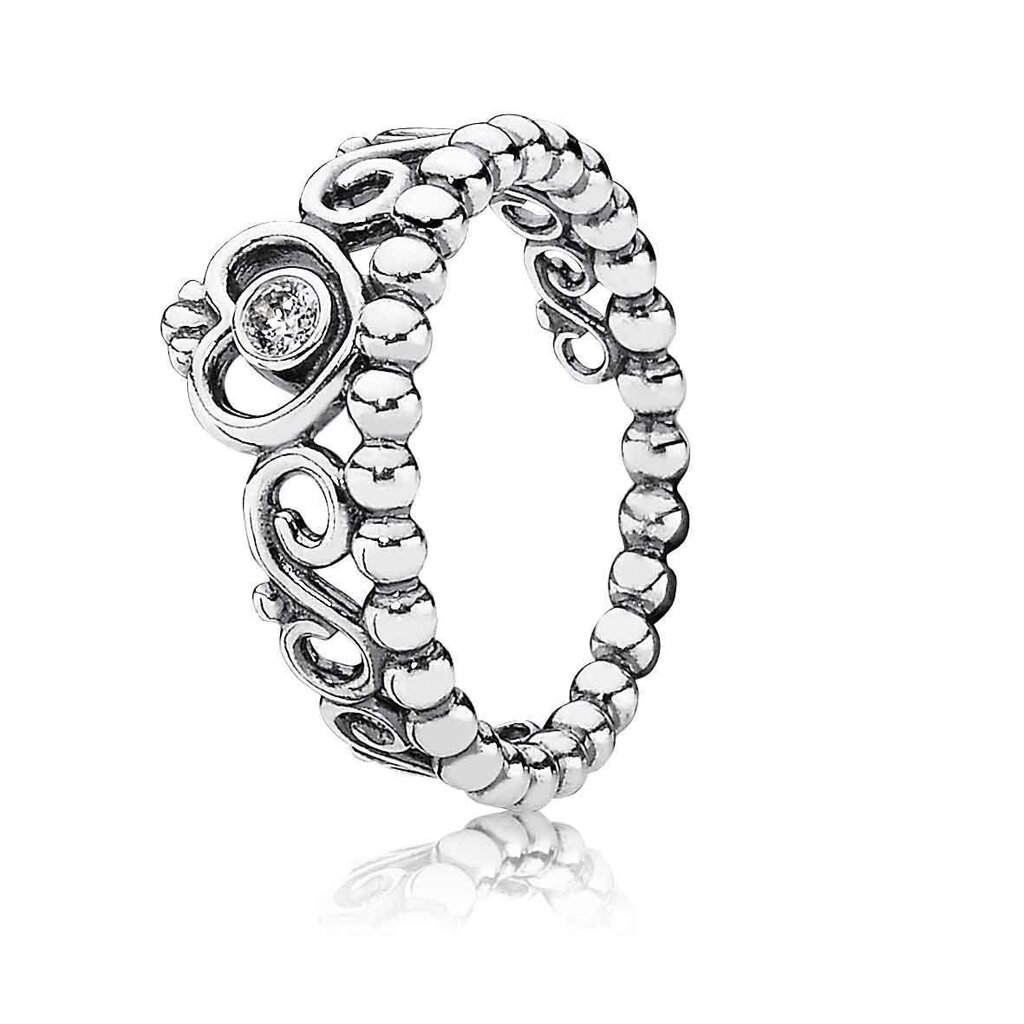 Срібне кільце Pandora Корона 190880CZ 50 від компанії Лізок - фото 1