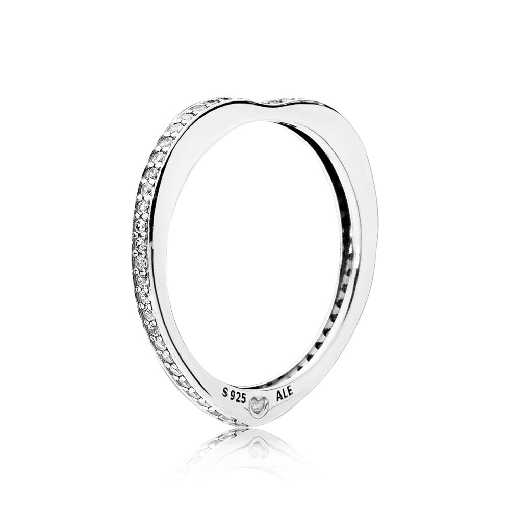 Срібне кільце Pandora Сяюча веселка любові 197095CZ 56 від компанії Лізок - фото 1