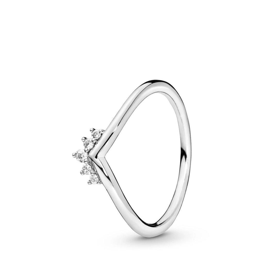 Срібне кільце Pandora Wish з тіарою 198282CZ 52 від компанії Лізок - фото 1