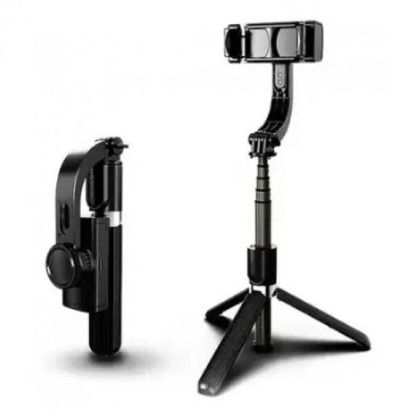 Стабілізатор штатив для фото автоматичний збалансований Gimbal L08 Black (my011-hbr) від компанії Лізок - фото 1