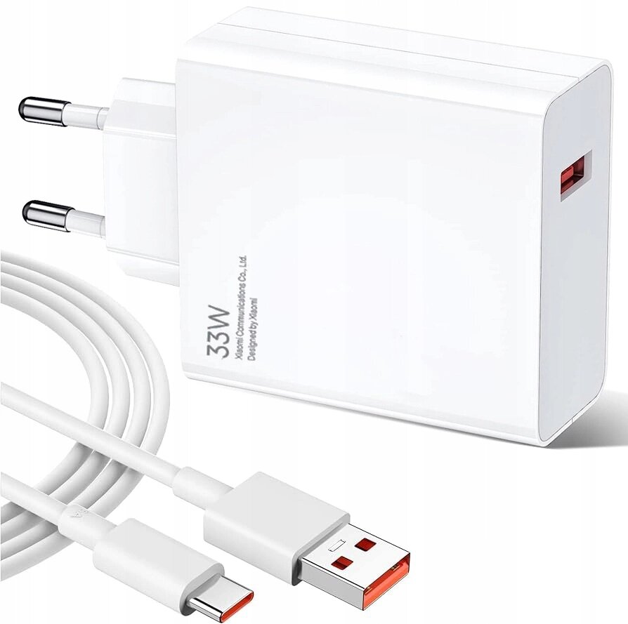 Зарядний комплект Xiaomi Redmi 33W MAX Fast Charger Adapter Type C MDY-11-EZ Note 9 Pro / Note 10 / Redmi 10 / Note 11 від компанії Лізок - фото 1