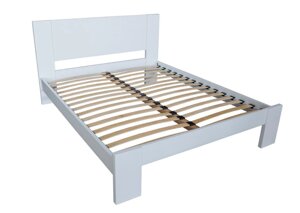Ліжко дерев'яне Мілан ArtWood, колір світлий білий 140x200