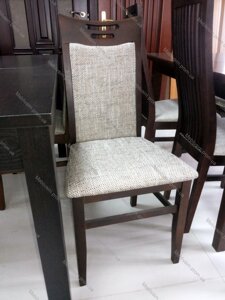 Стілець обідній дерев'яний з оббивкою Юля GOOD WOOD Руськополянський Меблевий Комбінат Явір