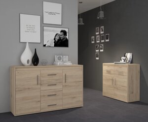 Комод широкий для вітальні Texas TX7 Accord, колір дуб сонома