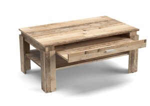 Стіл журнальний з шухлядою Coffe Coft CC04 Accord олд стайл світлий