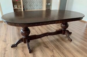 Стіл обідній овальний розкладний Флоренція MIR, колір білий