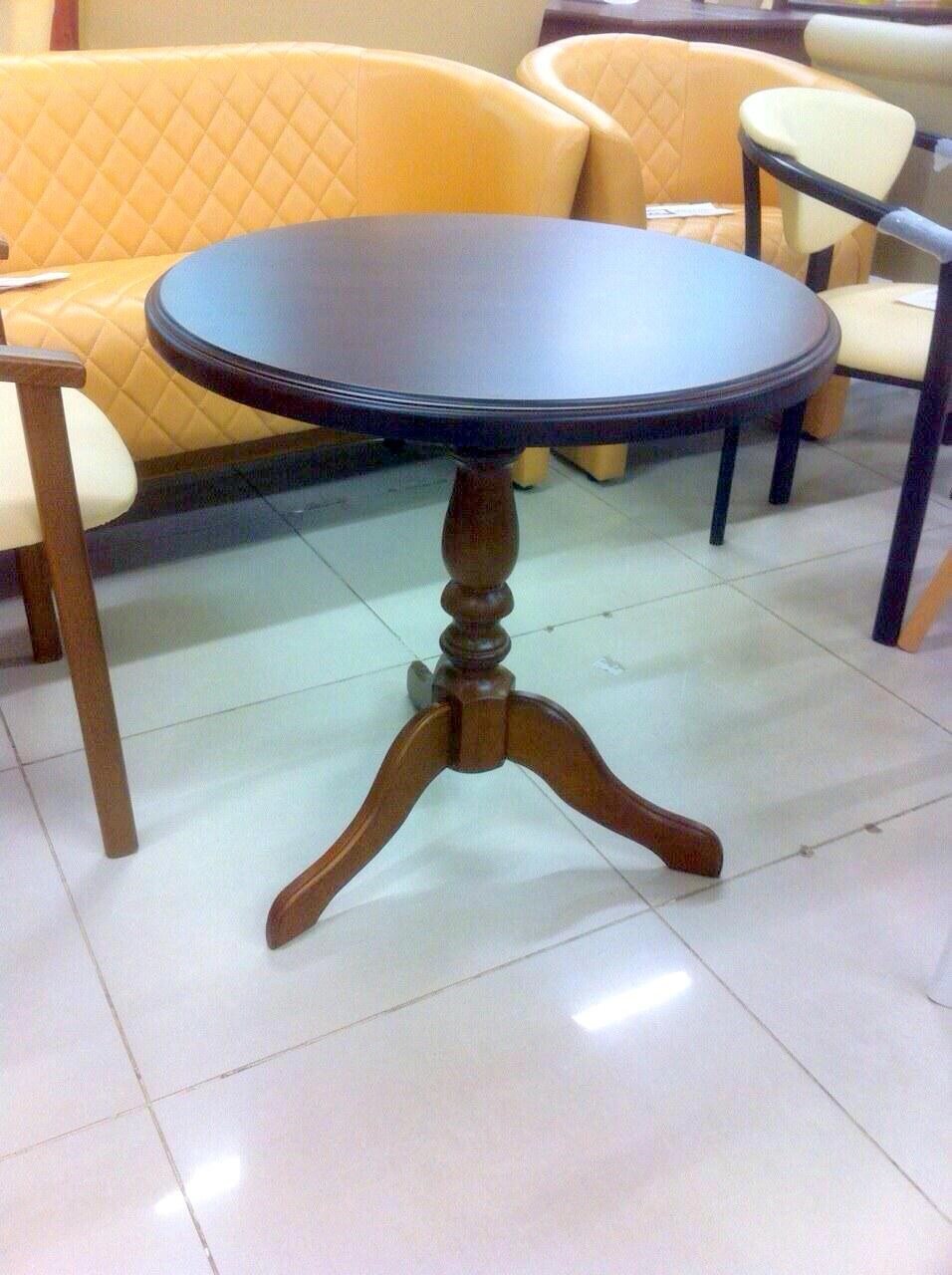 Стіл кавовий круглий Стелла Fusion Furniture, колір горіх / венге / натуральний від компанії Інтернет каталог меблів - Меблі Всім - фото 1
