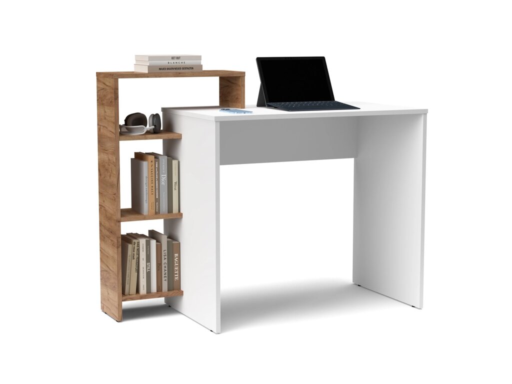Стіл письмовий Paco PC4 Accord, колір білий платиновий, дуб крафт табако від компанії Інтернет каталог меблів - Меблі Всім - фото 1