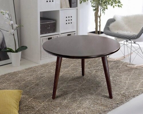 Стіл журнальний в скандинавському стилі Ерік Модуль люкс, колір горіх темний від компанії Інтернет каталог меблів - Меблі Всім - фото 1