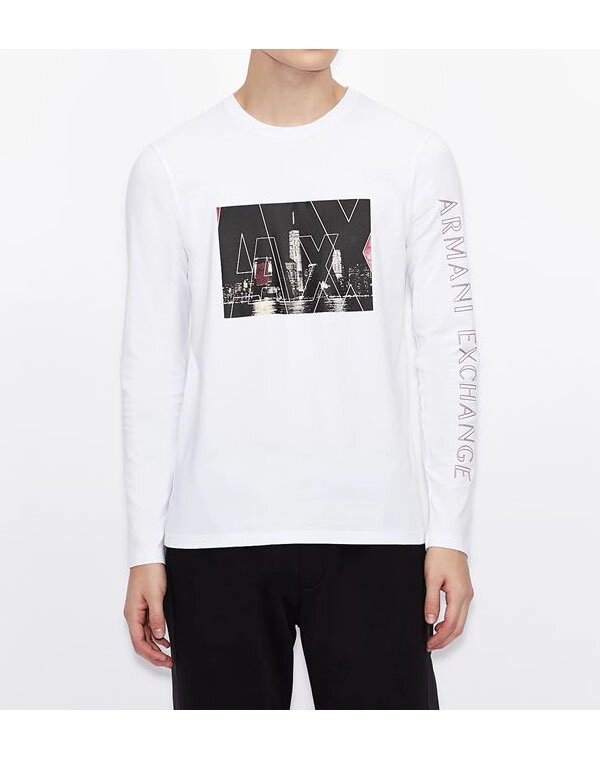 Футболка Armani Exchange Long Sleeve T-Shirt 6HZTGF-ZJE6Z (размер XL) ##от компании## "sonic" - ##фото## 1