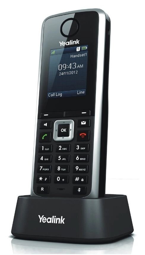 Бездротовий IP-DECT-телефон Yealink W52H від компанії РГЦ: IP-телефонія, call-центр, відеоконферецзв'язок - фото 1