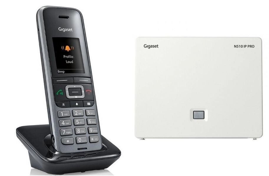 Gigaset S650 IP PRO - бездротової IP-DECT-телефон + база від компанії РГЦ: IP-телефонія, call-центр, відеоконферецзв'язок - фото 1