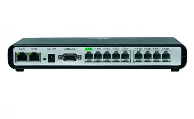 Grandstream GXW4008 - VoIP-шлюз з 8 портами FXS від компанії РГЦ: IP-телефонія, call-центр, відеоконферецзв'язок - фото 1