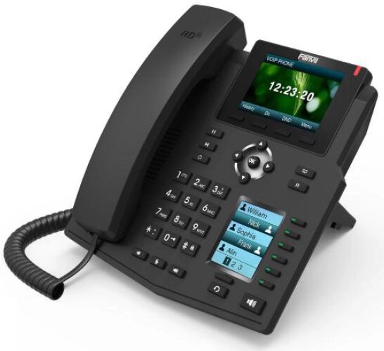IP-телефон Fanvil X4 від компанії РГЦ: IP-телефонія, call-центр, відеоконферецзв'язок - фото 1