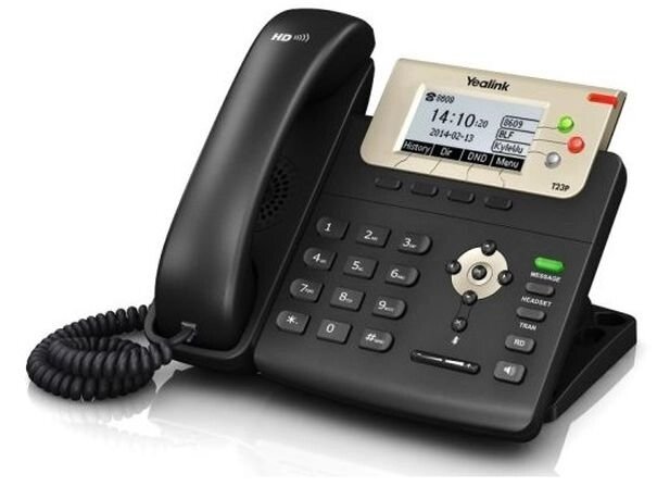 IP-телефон Yealink SIP-T23P від компанії РГЦ: IP-телефонія, call-центр, відеоконферецзв'язок - фото 1