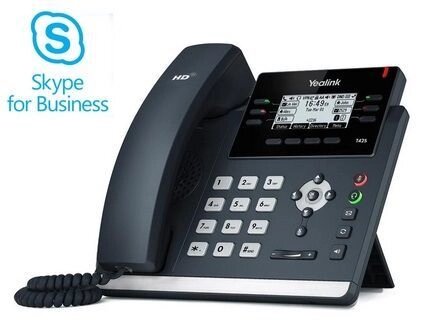 IP-телефон Yealink SIP-T42S Skype for Business від компанії РГЦ: IP-телефонія, call-центр, відеоконферецзв'язок - фото 1