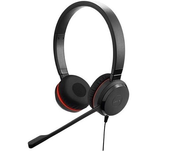 Jabra Evolve 30 UC Stereo - USB гарнітура з 2 навушниками від компанії РГЦ: IP-телефонія, call-центр, відеоконферецзв'язок - фото 1