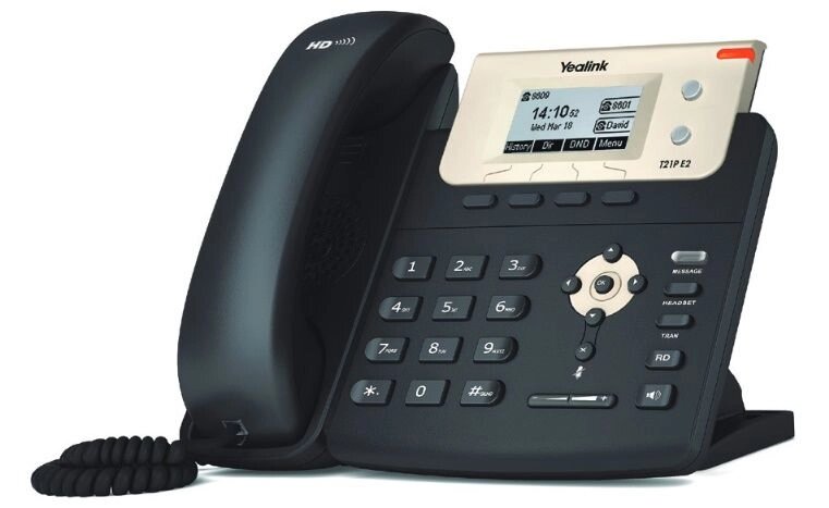 Yealink SIP-T21P E2 від компанії РГЦ: IP-телефонія, call-центр, відеоконферецзв'язок - фото 1