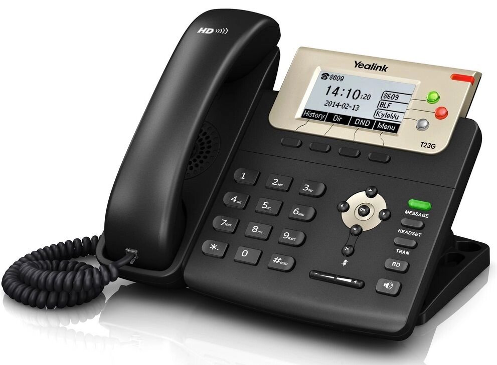 Yealink SIP-T23G від компанії РГЦ: IP-телефонія, call-центр, відеоконферецзв'язок - фото 1