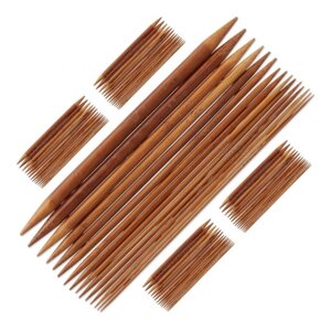 Набір бамбукових спиць для в'язання, 2-10 мм х 20 см