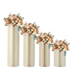 Набір з 4 весільних композицій, підставка для квітів висотою 40см+60см+80см+100см, підставка для композицій