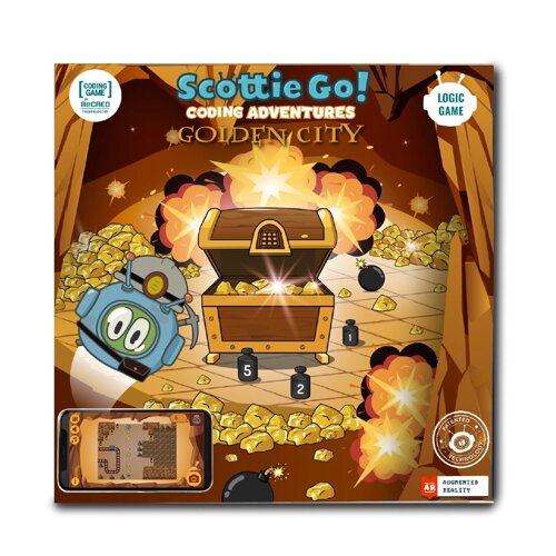 Scottie Go! Coding Adventures - Golden City - мультимедійна навчальна гра + додаток для Android/iOS/Windows