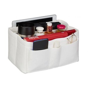 Сумка-органайзер для сумочки з фетру білого кольору