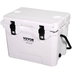 Пасивний холодильник VEVOR Ice Box 27,53 л, ізольований холодильник для кемпінгу Thermobox 20-25 банок, кемпінговий