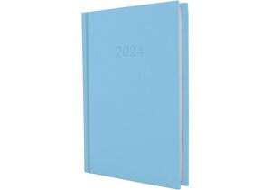 Щоденник а5 economix 2024 satin E21612-голубой
