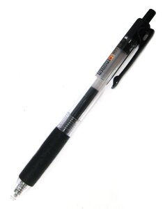 Ручка гелева AIHAO автоматична, на кнопці AH489_Черний
