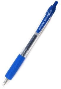 Гелева ручка AIHAO автомат, з кнопкою AH489_Синий