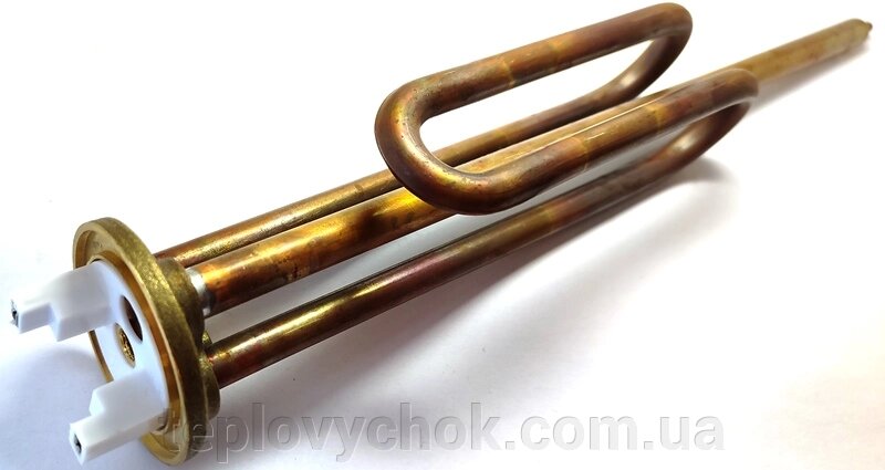 ТЕН 1500Вт на фланці Ø48мм з трубкою під датчики діаметром 10мм для бойлерів Thermex ERS/ESS, Arti, Gorenje від компанії ТЕПЛОВИЧОК - фото 1