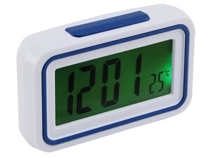Голосовий настільний годинник KK-9905TR синій (російська мова)