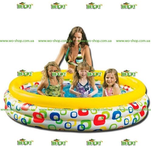 Дитячий надувний басейн Intex, 58449 "Хвилі" від компанії Інтернет магазин «Во!» www. wo-shop. com. ua - фото 1