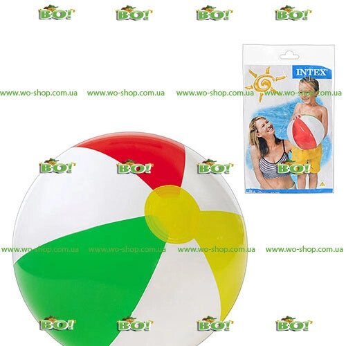 Дитячий надувний м'яч Intex 59010 (41 см) від компанії Інтернет магазин «Во!» www. wo-shop. com. ua - фото 1